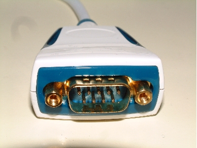 RS232 wiring 9 pin D type plug, null modem.