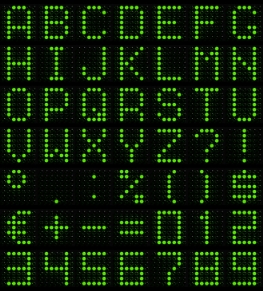 dot matrix display