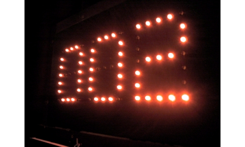 LED sign seven segment displays