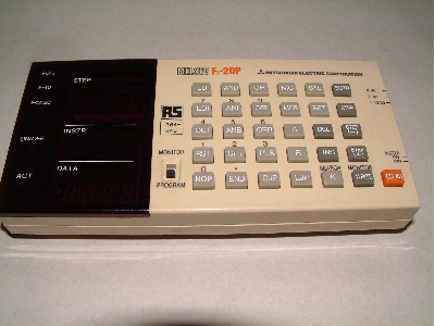 PLC Tutorial, Mitsubishi hand-held programmer for F series PLC.