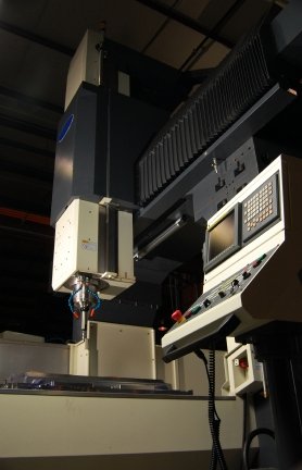 a large CNC machine shop (Computer Numeric Control) machining center